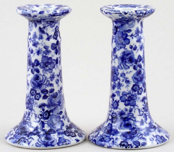 Candlesticks pair of small c1980s